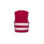 CORE JUNIOR ENHANCED VISIBILITY VEST, BURGUNDY, 10/12, RESULT