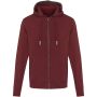 Arora 300 g/m² unisex hoodie met ritssluiting - Diep bordeauxrood - 4XS