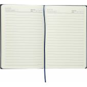 Gerecycled PU-notitieboek (A5) Elian zwart