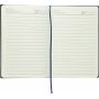Gerecycled PU-notitieboek (A5) Elian zwart