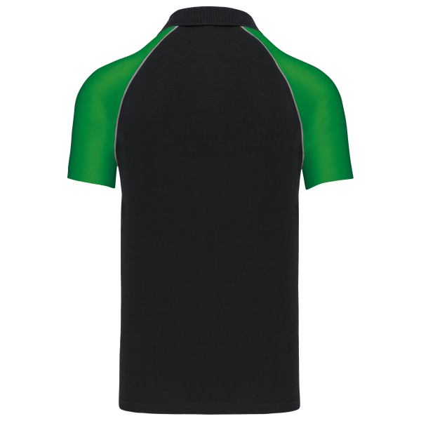 Polo baseball Black / Green XL Polo baseball Black / Green XL