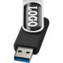 Rotate USB 3.0 met doming - Zwart - 16GB