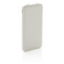 High density 10.000 mAh zakformaat powerbank, wit