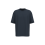 Ecologisch oversized uniseks T-shirt French Terry Navy Blue XS Ecologisch oversized uniseks T-shirt French Terry Navy Blue XS