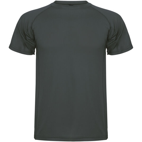 Montecarlo short sleeve men's sports t-shirt - Dark Lead - 2XL