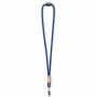 Polyester koord-keycord met bamboe plaatje