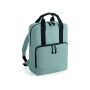 RECYCLED TWIN HANDLE COOLER BACKPACK, PURE GREY, One size, BAG BASE