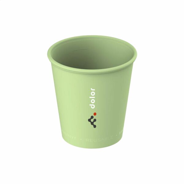 Herbruikbare koffiebeker  | Recyclebaar| Enkelwandig 200 ml