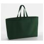 OVERSIZED CANVAS TOTE BAG, BOTTLE GREEN, One size, WESTFORD MILL