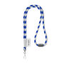Polyester 2-kleurige koord-lanyard met full color label