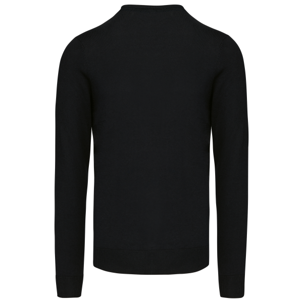 Herenpullover met ronde hals Black 4XL Herenpullover met ronde hals Black 4XL