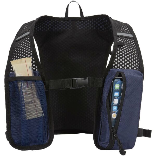 Nomad GRS gerecycled hardloopvest met hydratatiepack 5 l - Marineblauw Nomad GRS gerecycled hardloopvest met hydratatiepack 5 l - Marineblauw