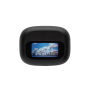 Airtune RCS gerecycled plastic ANC-oordopjes met touchscreen, zwart