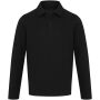 Apollo uniseks poloshirt met lange mouwen - Zwart - XS