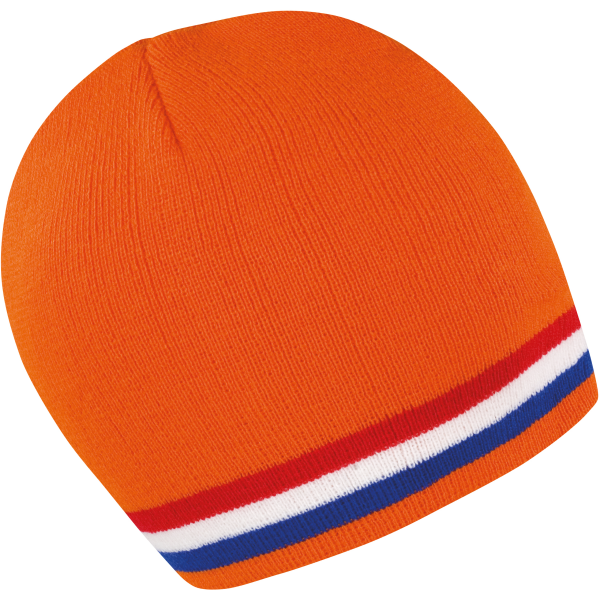 National Beanie Orange / Red / White / Blue One Size National Beanie Orange / Red / White / Blue One Size