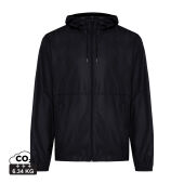 Iqoniq Logan gerecycled polyester lichtgewicht jas, zwart (XS)