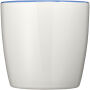 Azteek 340 ml keramische mok - Wit/Koningsblauw
