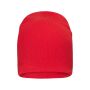 Bio Cotton Casual Beanie red