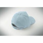 WALE - 5 panelen corduroy baseballcap - Babyblauw