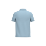 Ecologische herenpolo in piquétricot Aquamarine S
