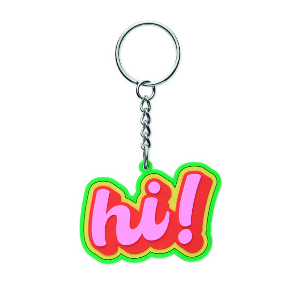 Gepersonaliseerde NFC-sleutelhanger van PVC-rubber met een dubbelzijdig logo-ontwerp Gepersonaliseerde NFC-sleutelhanger van PVC-rubber met een dubbelzijdig logo-ontwerp