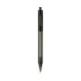 GRS RPET X8 transparante pen, zwart