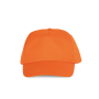 First - 5 panels cap Orange One Size