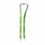 Polyester Pantone-gematchte zeefdruk keycord met 2 clips