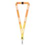 Polyester sublimatie badge‑reel keycord
