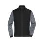 Men's Padded Hybrid Jacket black/carbon-melange XS