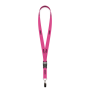 Afneembare polyester lanyard in Pantone-kleur met zeefdruk en bulldogclip Afneembare polyester lanyard in Pantone-kleur met zeefdruk en bulldogclip