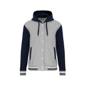 oxford grey/navy/white