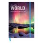 A4 papieren notitieboek met harde kaft en bedrukte pagina's met jouw ontwerp