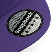 5 Panel Snapback Rapper Cap - Graphite Grey - One Size