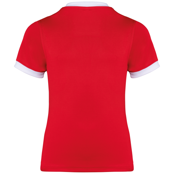 Kinder rugbyshirt met korte mouwen Sporty Red 4/6 jaar Kinder rugbyshirt met korte mouwen Sporty Red 4/6 jaar