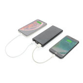 Aluminium 18W 10.000 mAh PD Powerbank, zwart