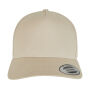 5-Panel Curved Classic Snapback - Beige - One Size