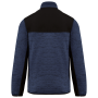 Gerecycled herenjasje in polytricot Navy Melange / Black L