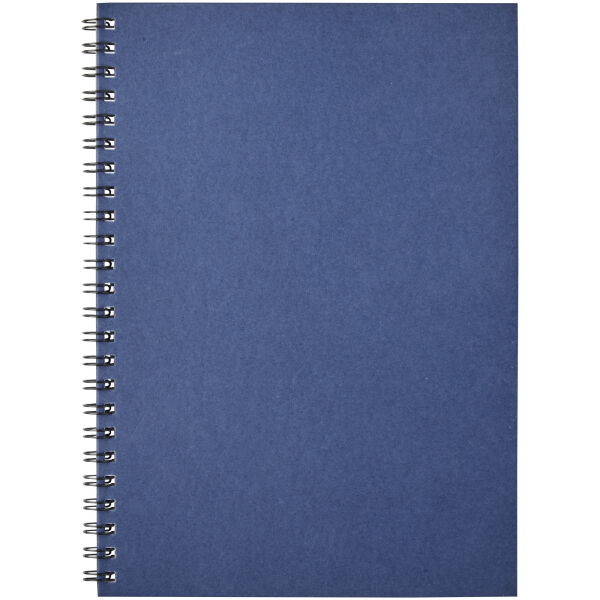 Desk-Mate® A5 kleuren spiraal notitieboek - Donkerblauw