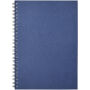 Desk-Mate® A5 recycled colour spiral notebook - Dark blue