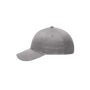 6 Panel Brushed Sandwich Cap light grey/white one size