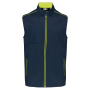 Gilet Day To Day Navy / Fluorescent Yellow 3XL