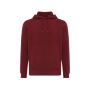 IQONIQ Rila lichtgewicht gerecycled katoen hoodie, bordeauxrood (XXS)