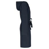 Biologische badjas met capuchon Navy XXL/3XL