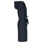 Biologische badjas met capuchon Navy S/M