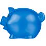 Recycled PS-kunststof spaarvarken Vivi kobaltblauw