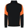 Zip Sweater Bicolor Redefined 306111 Black-Orange XXL