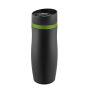 Metmaxx® thermobeker "CremaExtensaNero" zwart/ringgroen