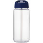 H2O Active® Octave Tritan™  600 ml sportfles met tuitdeksel - Transparant/Blauw