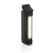 Gear X RCS gerecycled plastic USB-oplaadbare werklamp, zwart